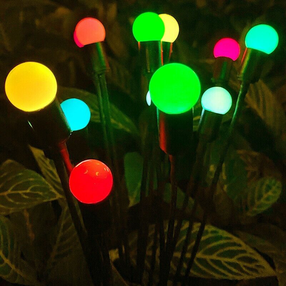 Садовый светильник "Светлячок" Разноцветный 2шт 6 ламп A-677 - фото 1 - id-p110148355