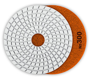 Круг шлифовальный ЗУБР 125 мм, №300, алмазный гибкий (Черепашка) для мокрого шлифования, (29867-300), фото 2