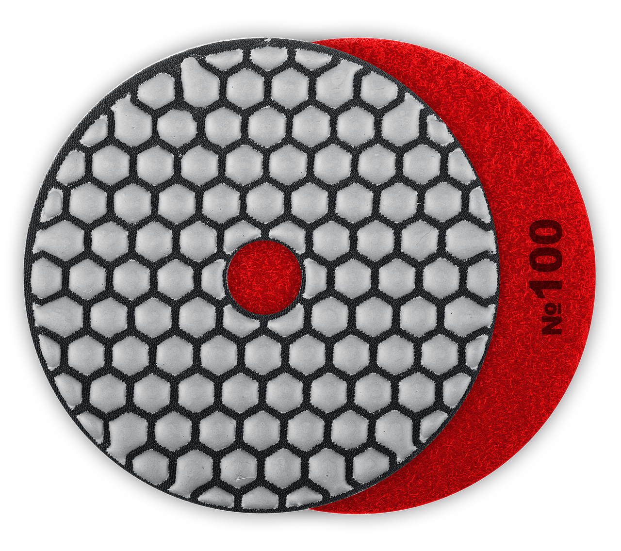 Круг шлифовальный ЗУБР 100 мм, №100, алмазный гибкий (Черепашка) для сухого шлифования, (29868-100) - фото 1 - id-p110142127