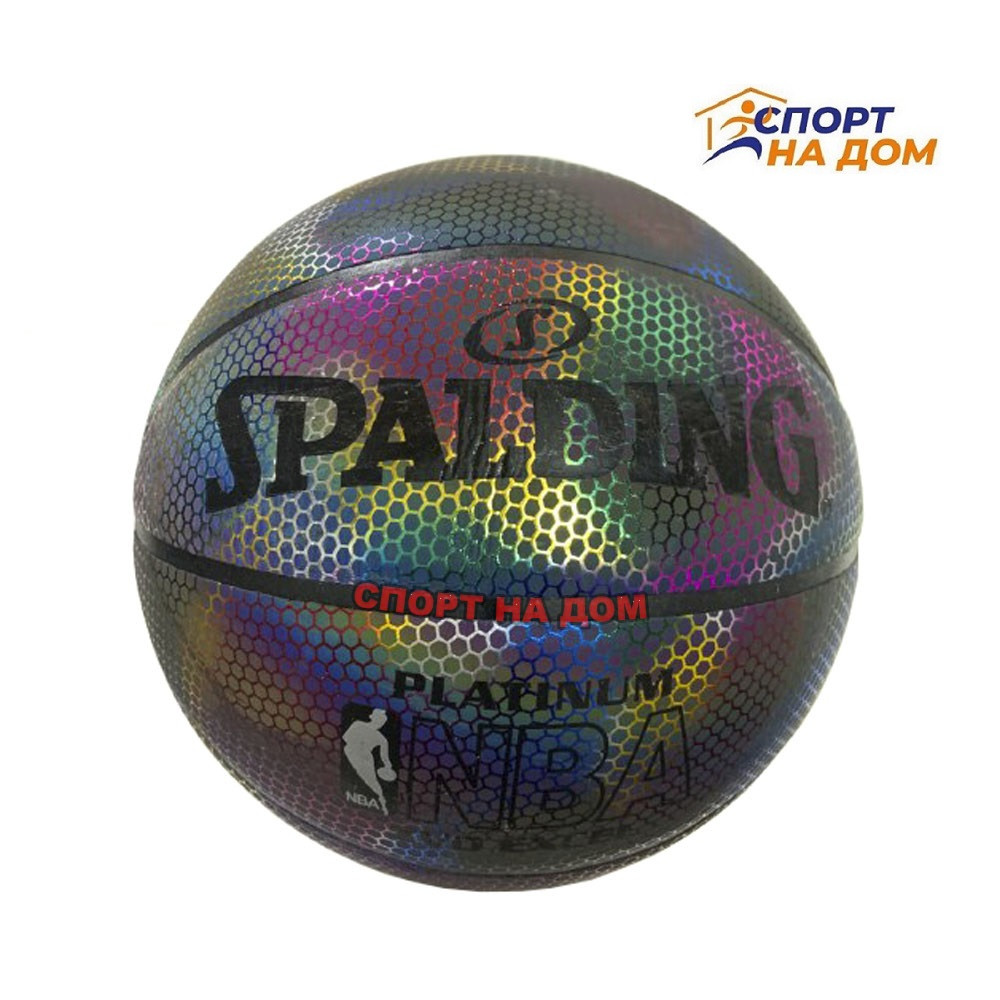 Светящийся баскетбольный мяч Spalding NBA 7