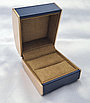 Ювелирная коробочка для кольца (матовая искусственная кожа, синяя), фото 2
