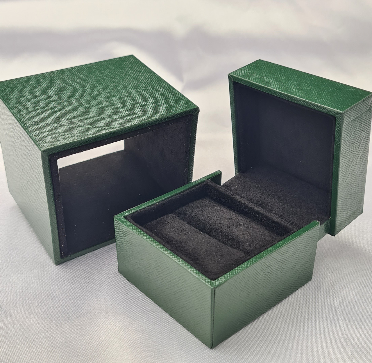 Ювелирная коробочка для кольца.( зеленая) - фото 2 - id-p110149877