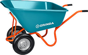 Тачка садовая GRINDA 260 л, г/п 120 кг, , ударопрочный пластиковый кузов GP-1 (422401)