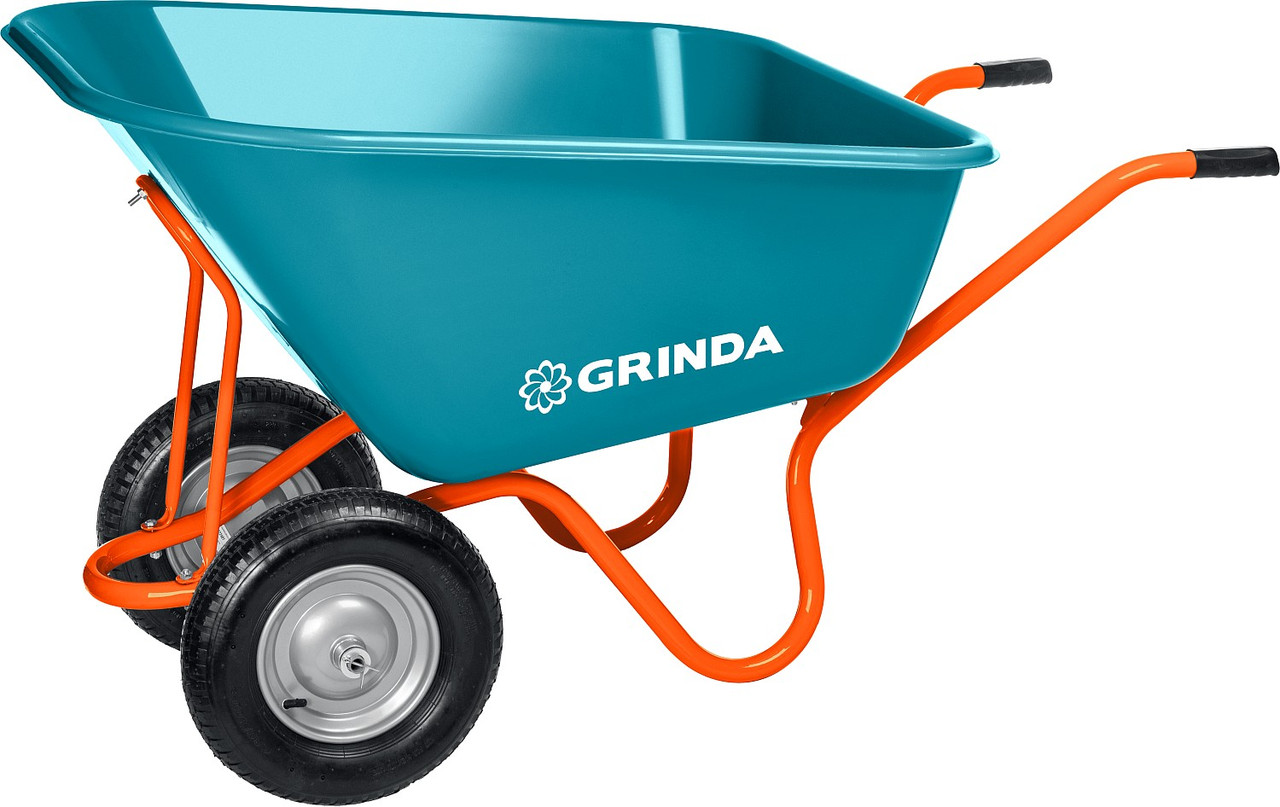 Тачка садовая GRINDA 260 л, г/п 120 кг, , ударопрочный пластиковый кузов GP-1 (422401) - фото 1 - id-p110142104
