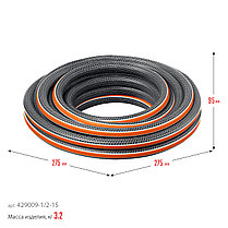 Шланг поливочный GRINDA Ø 1/2" х 15 м, 30 атм., ULTRA 6, шестислойный, двойное армирование, (429009-1/2-15), фото 2