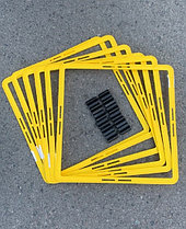 Кольца шестигранные, спортивные барьеры (6 шт) Yellow, фото 2