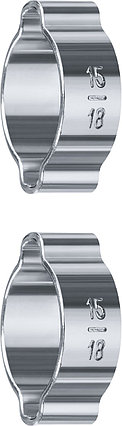 Хомут обжимной для пневмоинструмента ЗУБР 2 шт., Ø 15-18 мм, серия "Профессионал" (64929-15-18), фото 2
