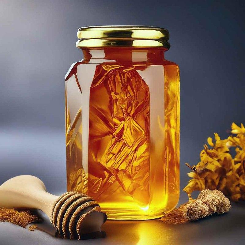 Мед из верблюжьей колючки (жантак), 500г, На100ящий мед купить в Алматы ...