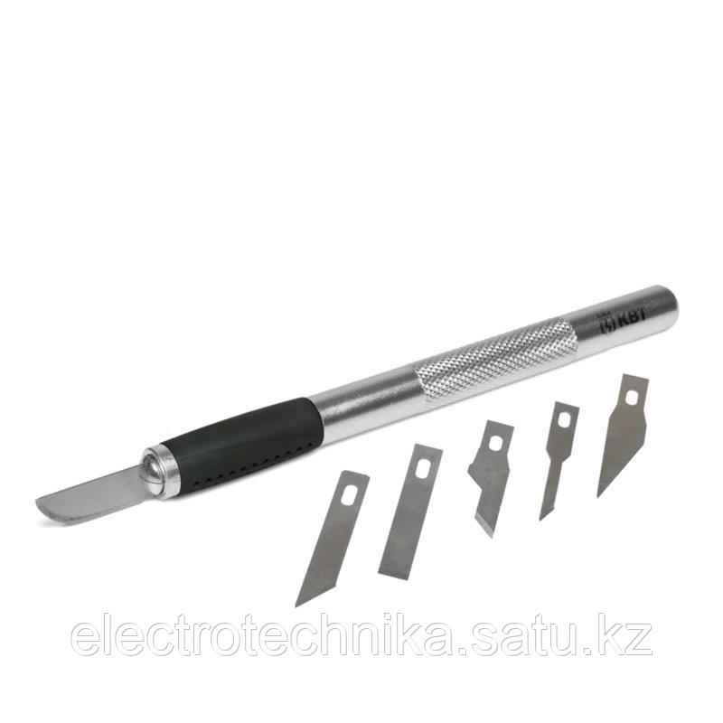 Нож моделиста с набором лезвий НСМ-21 (КВТ) - фото 1 - id-p74032016