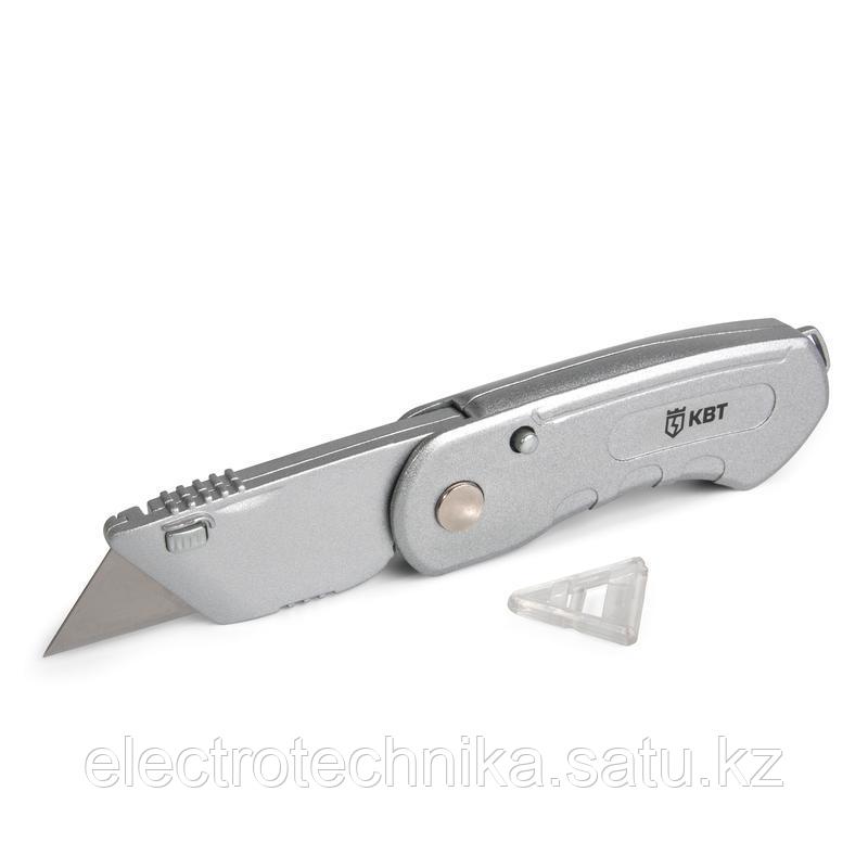 Нож строительный монтажный НСМ-15 (КВТ) - фото 1 - id-p74032154