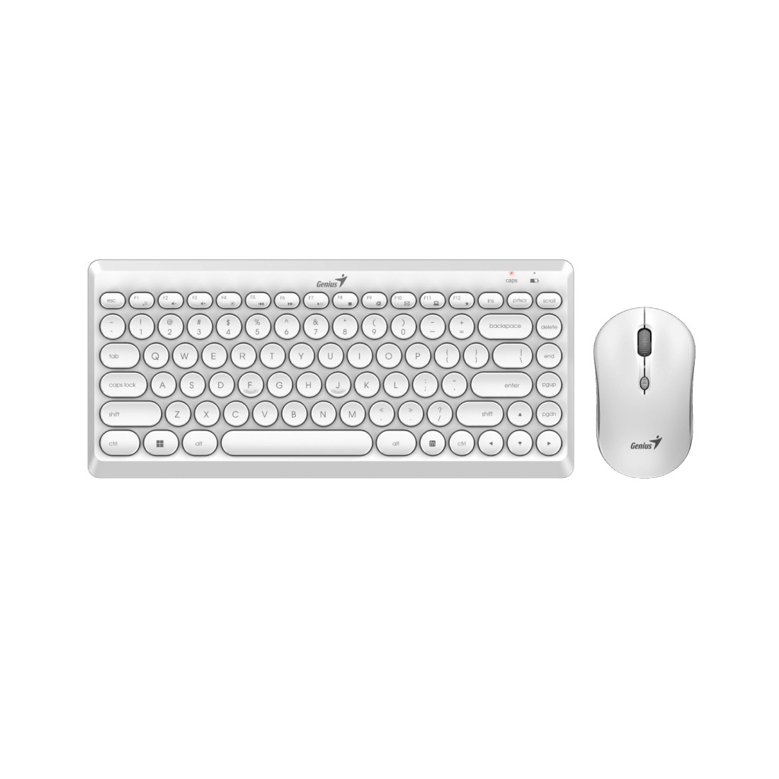 Комплект Клавиатура + Мышь Genius Luxemate Q8000 White 2-012628 - фото 2 - id-p110150609