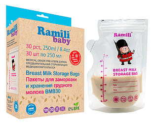 Пакеты для хранения грудного молока 30 шт (Ramili baby, Великобритания)