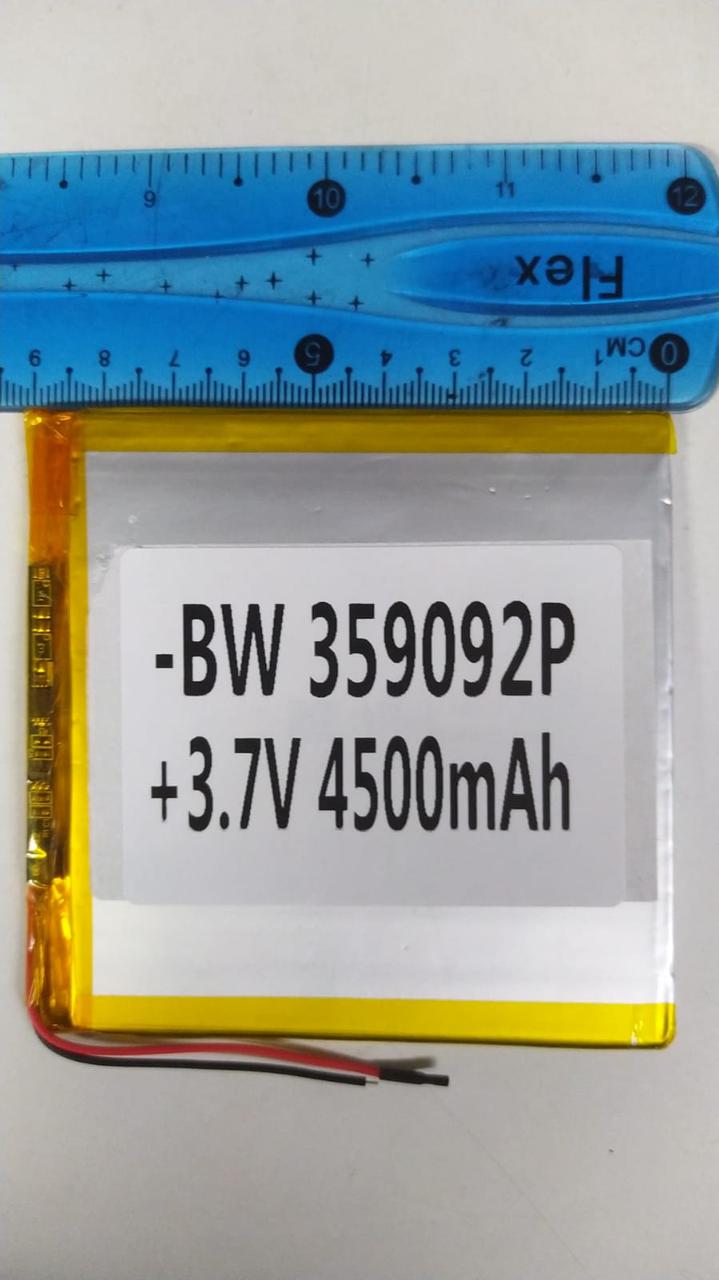 Литий-полимерный аккумулятор BW359092P (92X90X3.5mm) 3,7V 4500 mAh - фото 2 - id-p110154451