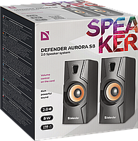 Акустическая 2.0 система Defender Aurora S8 черный 65408