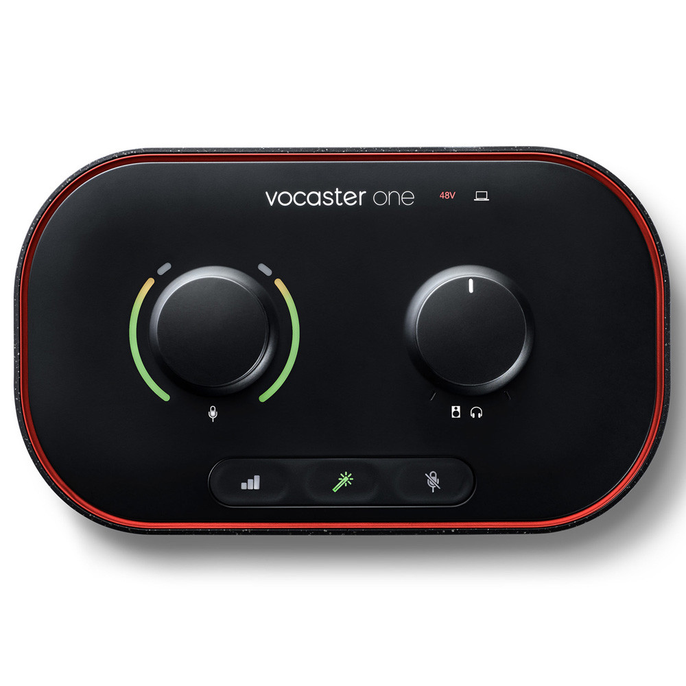 Внешняя студийная звуковая карта Focusrite Vocaster One - фото 4 - id-p110158149