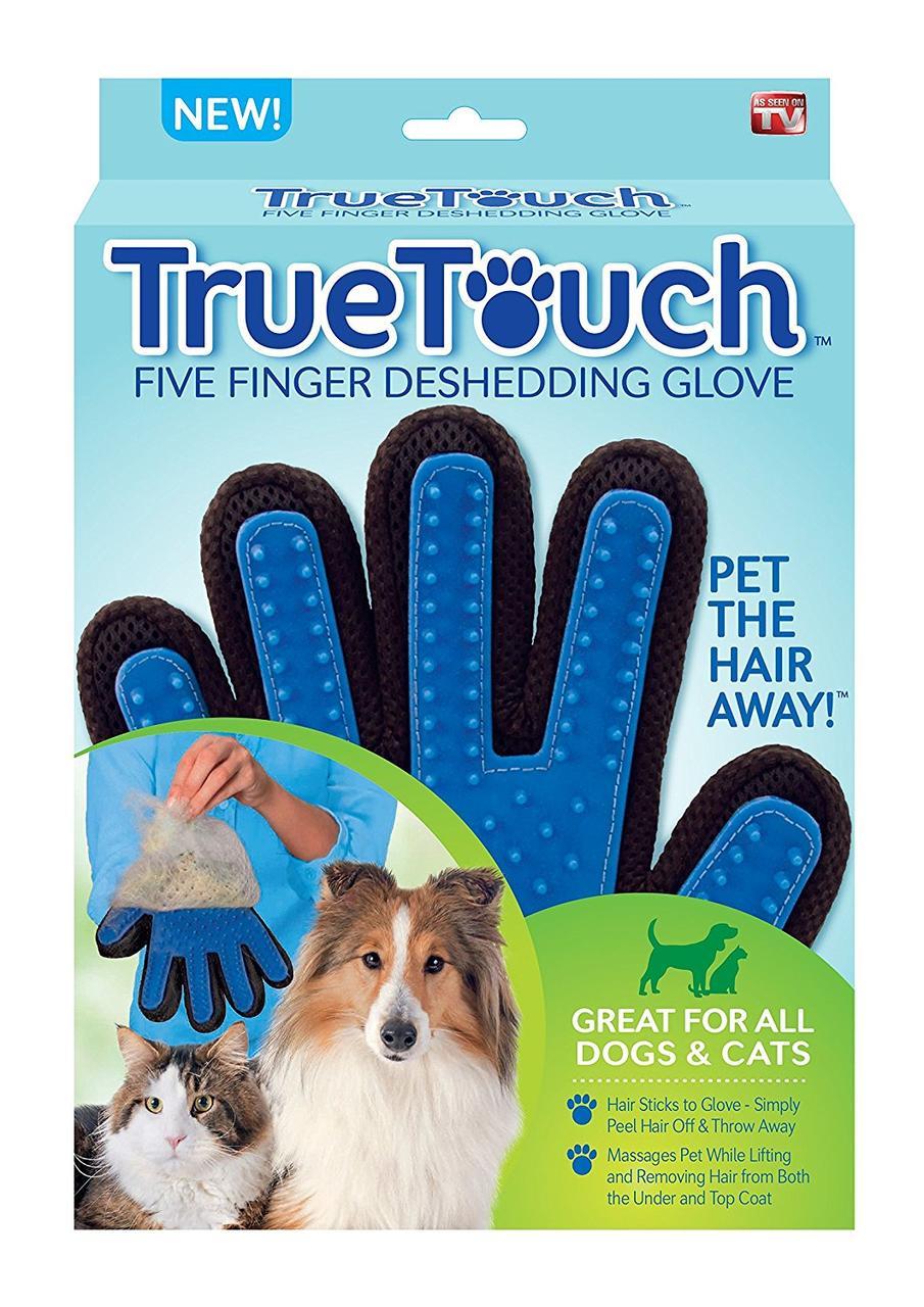 Перчатка для вычесывания шерсти True Touch (Тру Тач) - фото 9 - id-p97754063