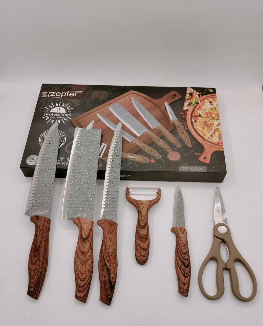 Набор ножей ZP-009C, производство Китай - фото 1 - id-p110158549