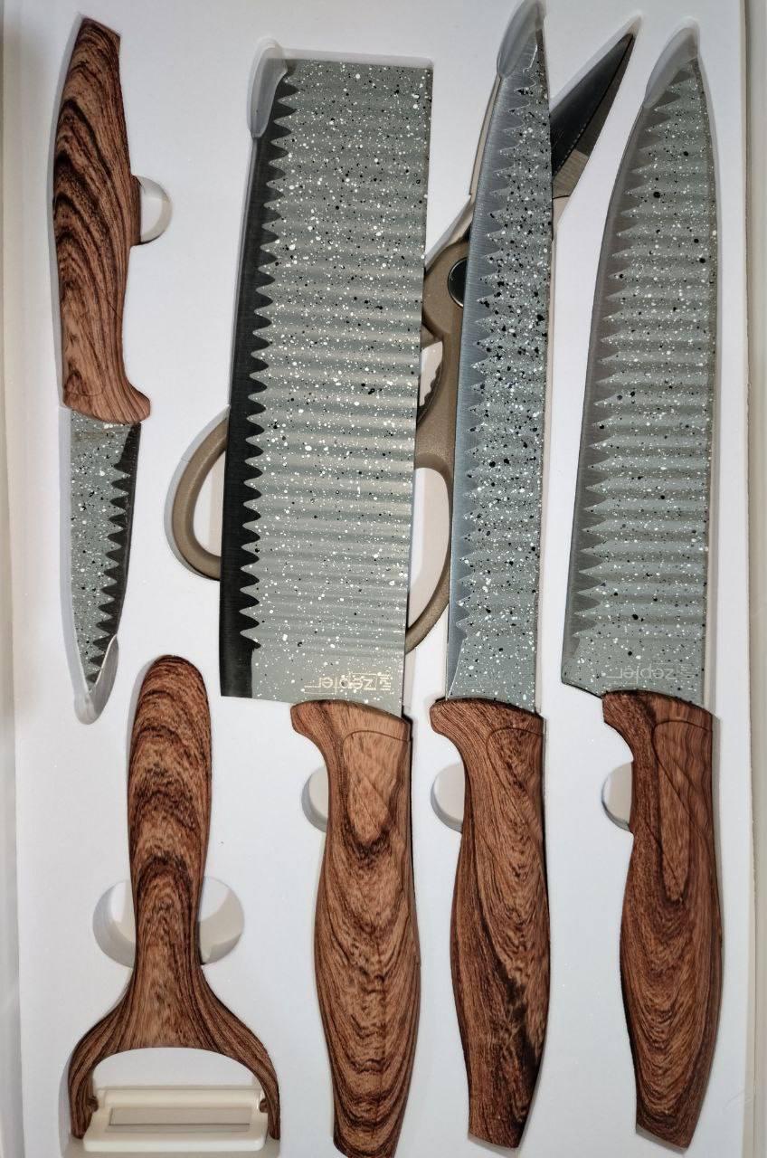 Набор ножей ZP-009C, производство Китай - фото 2 - id-p110158549