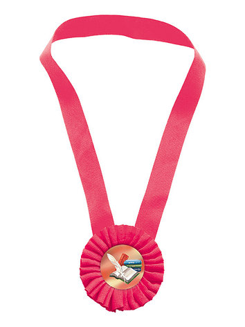 Розетка наградная из ленты - PS1710-роз, фото 2