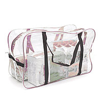 Сумка в роддом прозрачная 55х30см черная