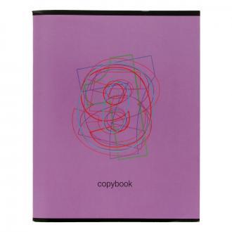 Тетрадь общая на скобе А5, 96 л., клетка, Шрифты, фиолетовый, SVT_961221_02, SVETOCH, фото 1