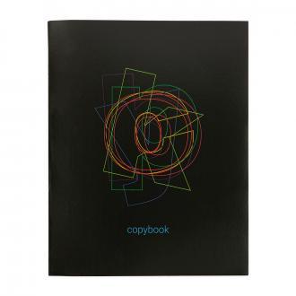 Тетрадь общая на скобе А5, 96 л., клетка, Шрифты, черный, SVT_961221_01, SVETOCH, фото 1