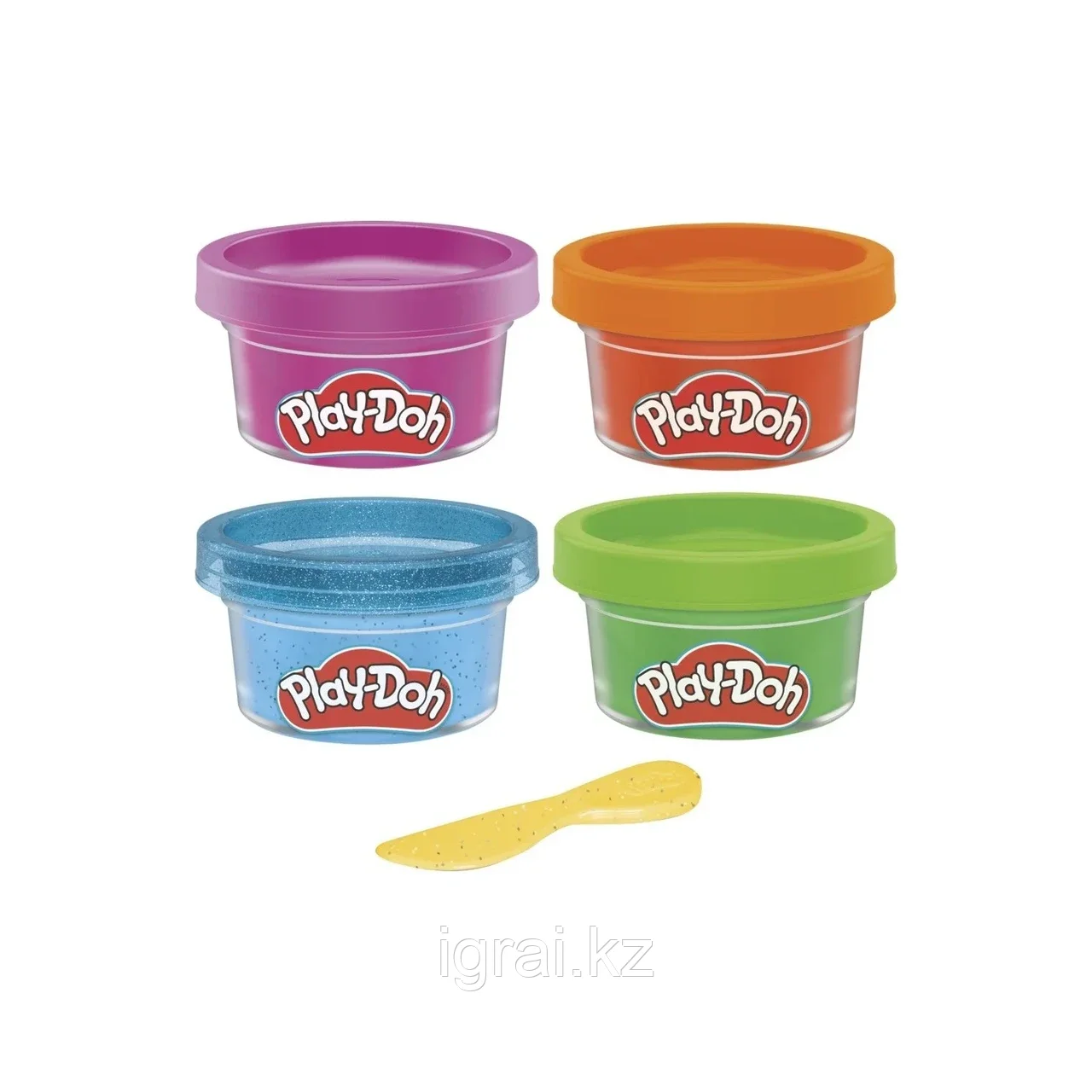 Hasbro Play-Doh Мини Набор для лепки из четырех баночек, в ассортименте - фото 2 - id-p110141917
