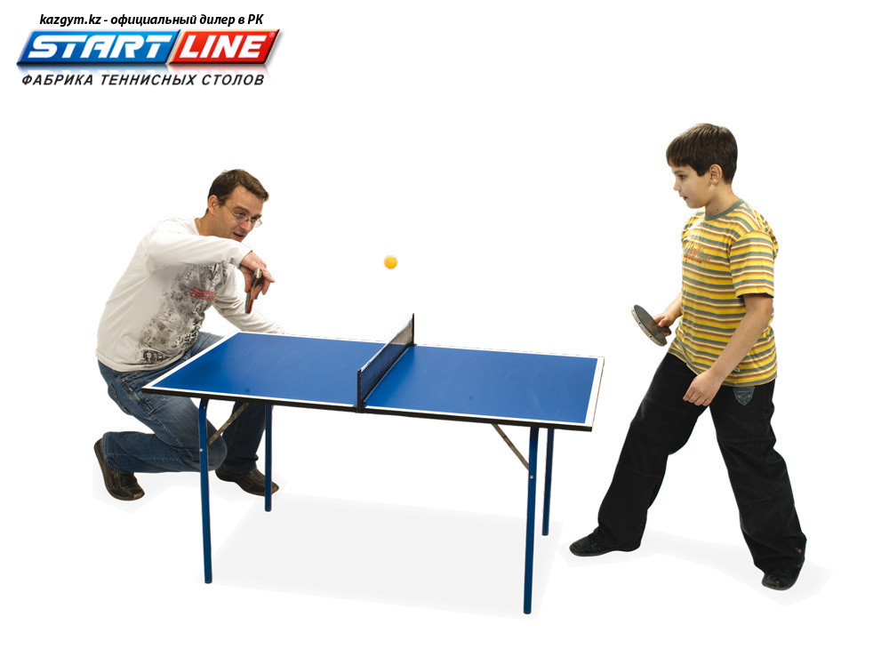 Теннисный стол Start Line Junior с сеткой (Р-р: Д 136 см, Ш 76 см, В 65 см) - фото 4 - id-p110159400
