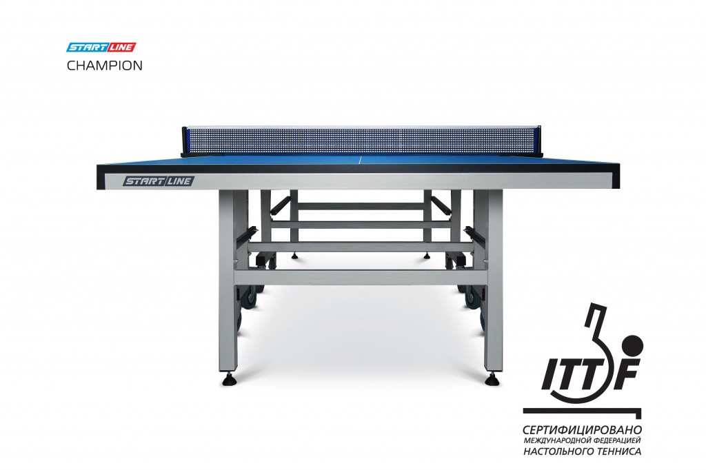 Теннисный стол Start Line Champion 25 мм, кант 50 мм, без сетки - фото 2 - id-p110159412