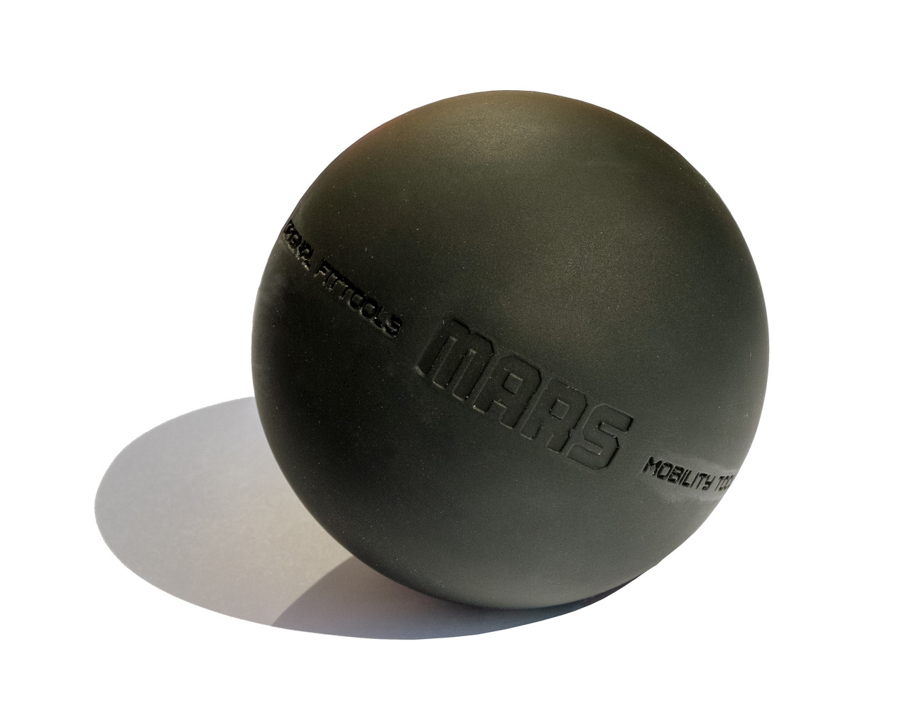 Мяч для МФР 9 см одинарный черный FT-MARS-BLACK - фото 1 - id-p110160438
