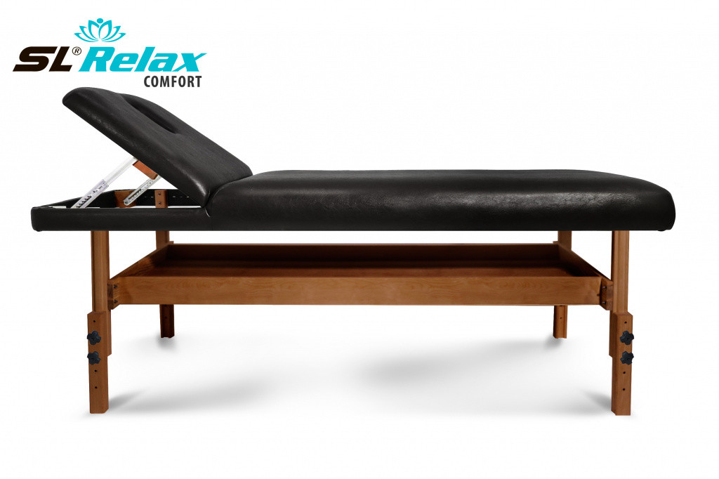 Массажный стол стационарный Comfort SLR-4 (черный) - фото 2 - id-p110160472