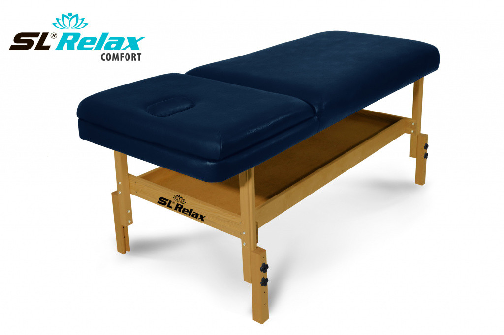 Массажный стол стационарный Comfort SLR-5 (синий) - фото 6 - id-p110160524