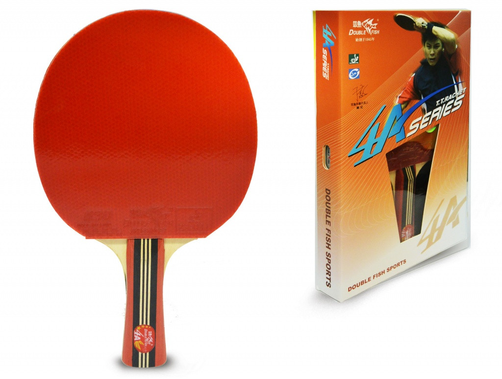 Ракетка для настольного тенниса DOUBLE FISH - 4А-С (ITTF) - фото 2 - id-p110159762
