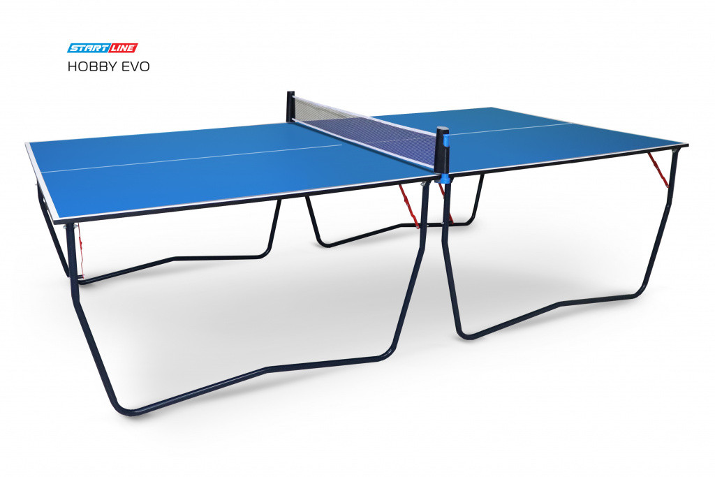 Теннисный стол Start Line Hobby EVO BLUE (без сетки) - фото 4 - id-p110160761