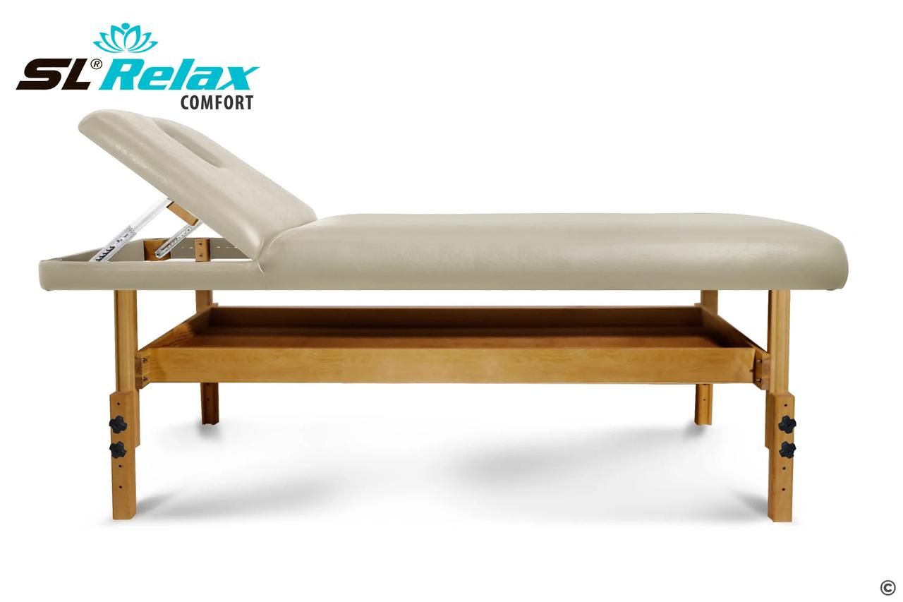 Массажный стол стационарный Comfort SLR-16 (бежевый) - фото 2 - id-p110160833