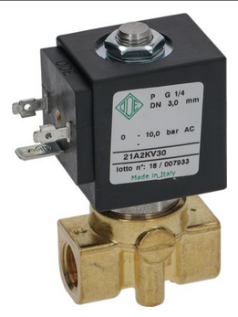 2-вентильный электромагнитный клапан ODE 21A2KV30-W 230В ø 1/4" 1120353 LF - фото 1 - id-p101676348