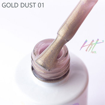 Гель-лак HIT gel Gold dust №01, 9мл