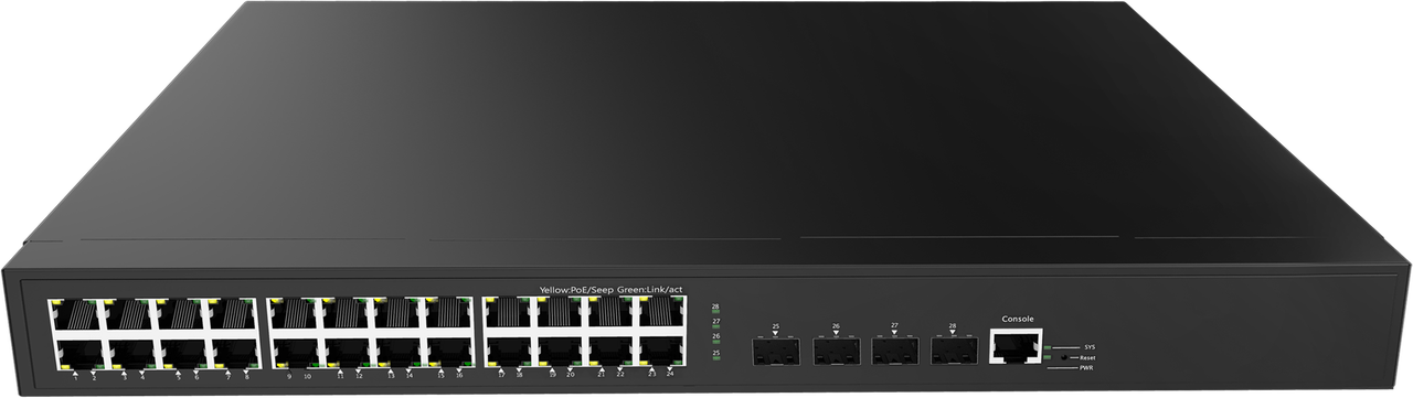 Управляемый Ethernet-коммутатор уровня 2+ DK2210M-24T4S