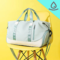 Водоотталкивающая сумка для путешествий с отсеком для обуви Lvque голубая