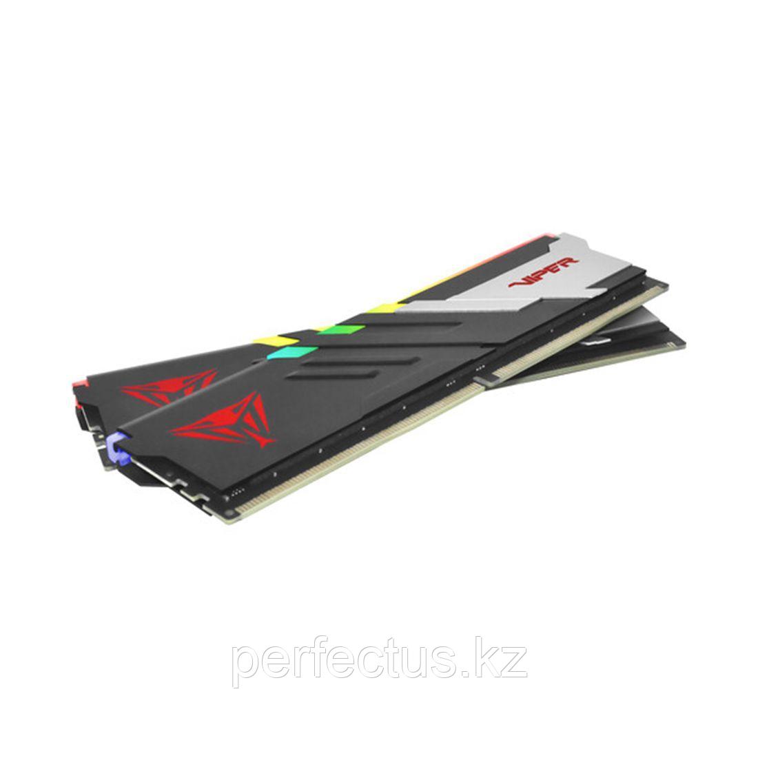 Комплект модулей памяти Patriot VIPER VENOM RGB PVVR532G620C40K DDR5 32GB (Kit 2x16GB) 6200MHz - фото 1 - id-p106727871