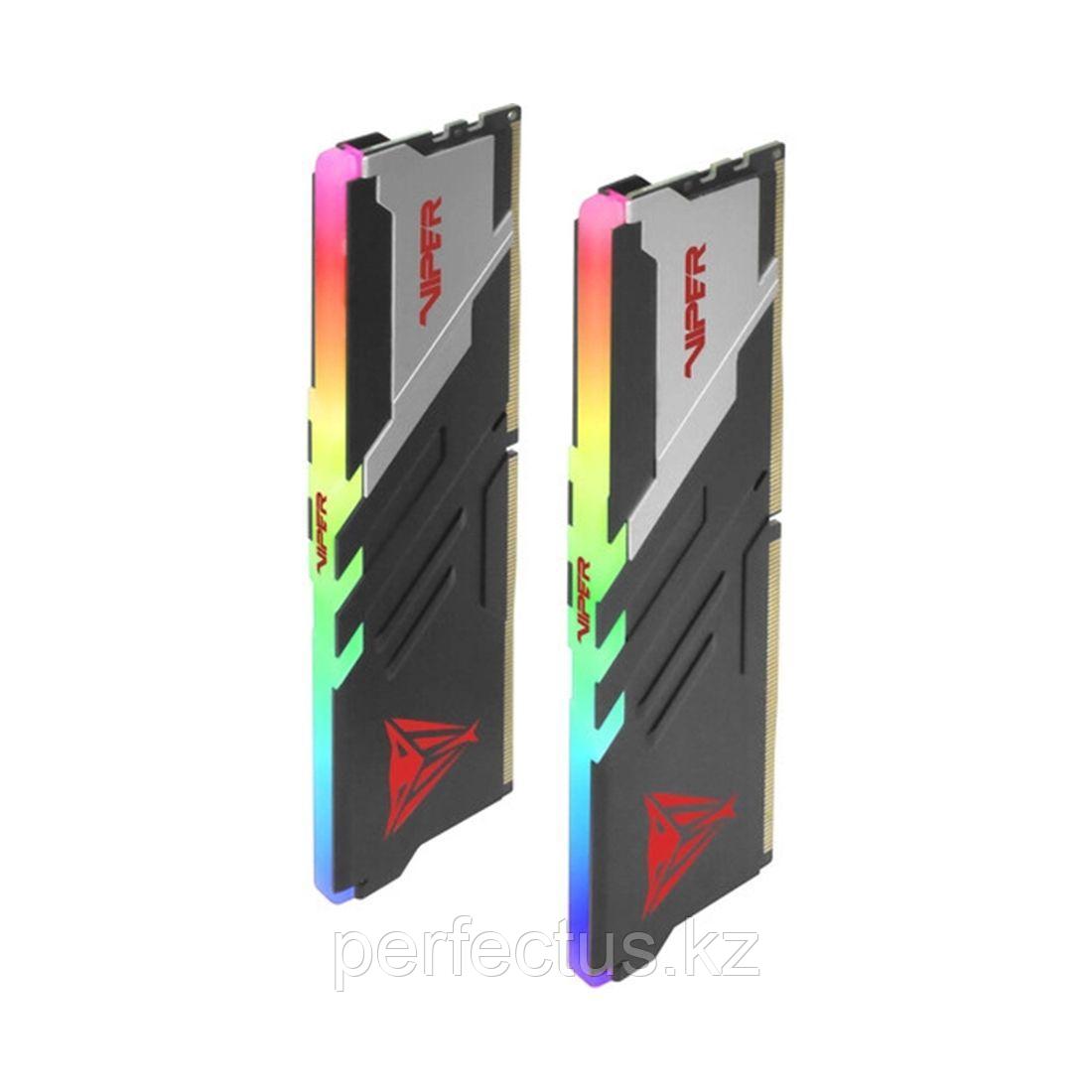 Комплект модулей памяти Patriot VIPER VENOM RGB PVVR532G620C40K DDR5 32GB (Kit 2x16GB) 6200MHz - фото 2 - id-p106727871