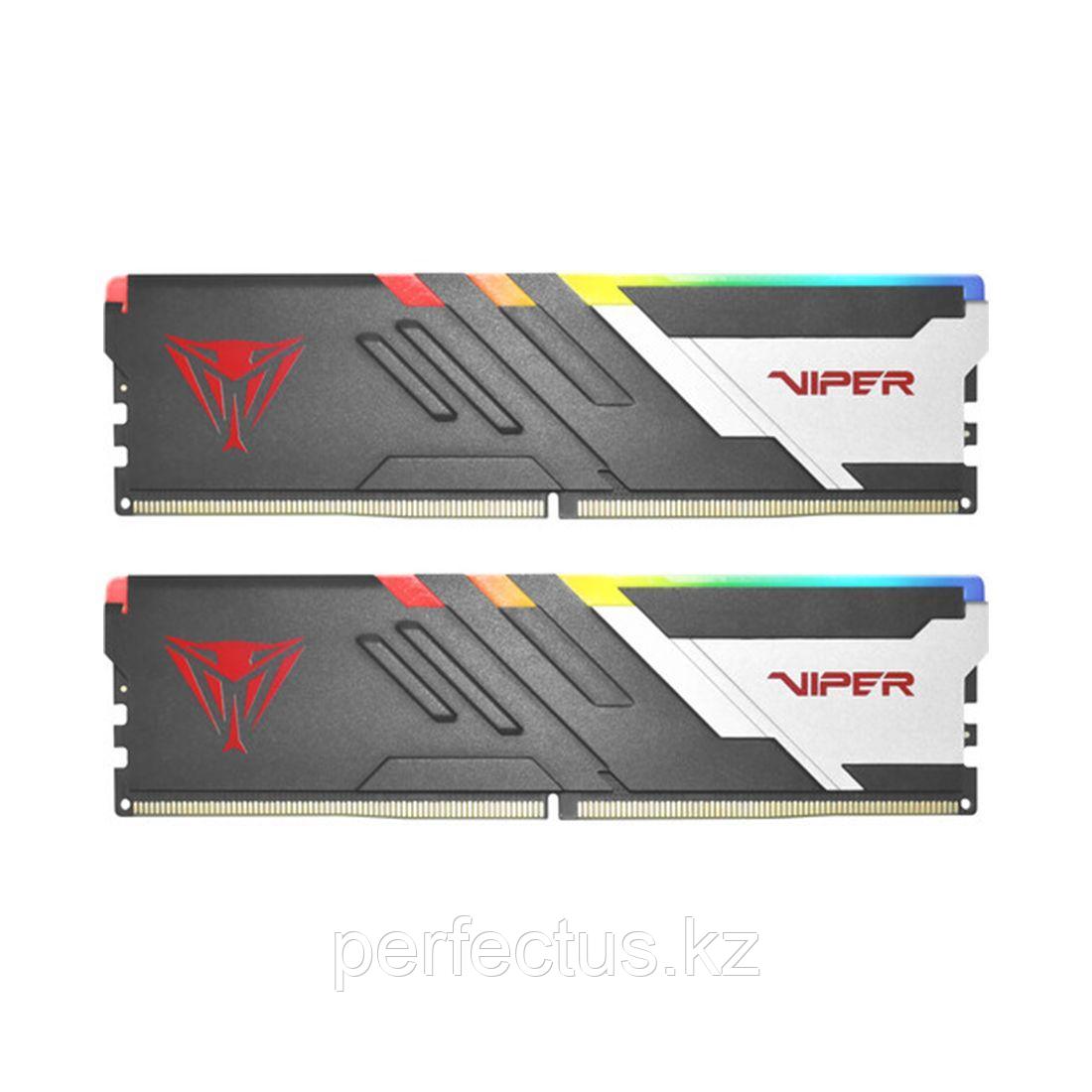 Комплект модулей памяти Patriot VIPER VENOM RGB PVVR532G620C40K DDR5 32GB (Kit 2x16GB) 6200MHz - фото 3 - id-p106727871
