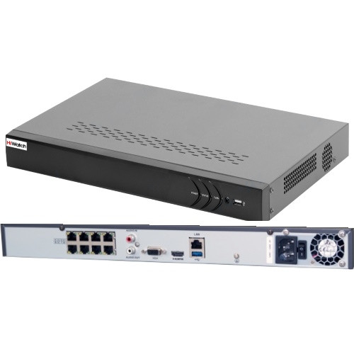 Видеорегистратор сетевой DS-N308P(D) IP 8 каналов 8MP с POE