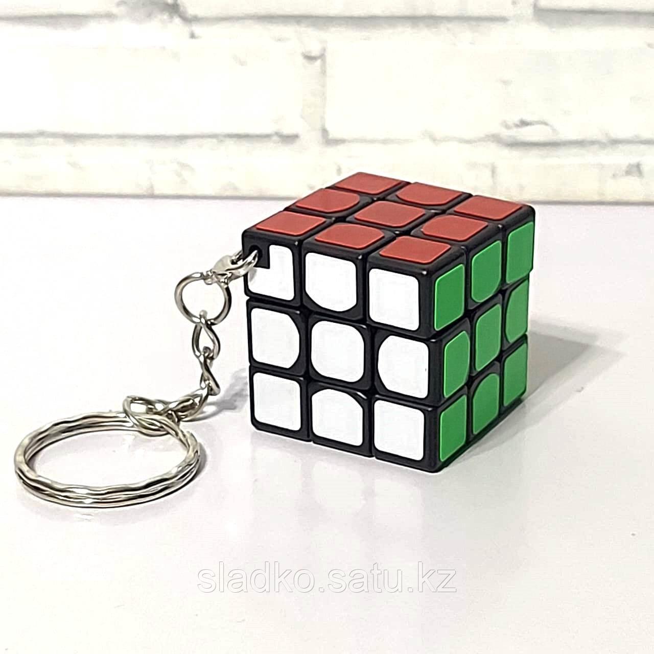 Брелок Z-Cube 3×3 Keychain черный - фото 1 - id-p110194133