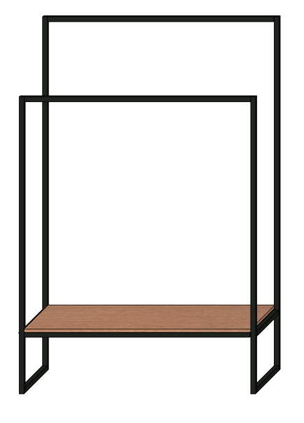 Вешало напольное двойное под одежду, фото 1