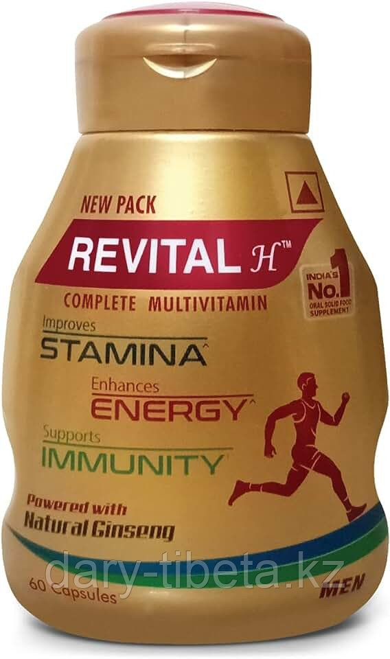 Revital H Men Sun Pharma ( Витамины Ревиталь для мужчин ) 30 капсул.