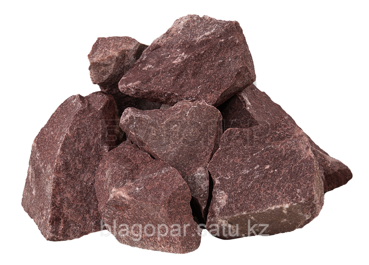 Камень Кварцит малиновый колотый (70x150 мм) - фото 3 - id-p110196243