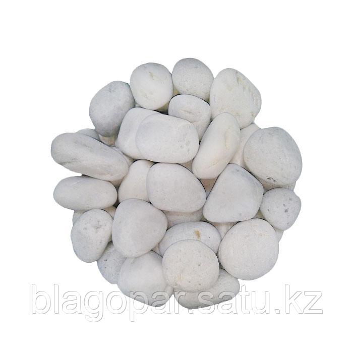 Камень Кварц белый шлифованный (40 x 80 мм) - фото 1 - id-p110196252