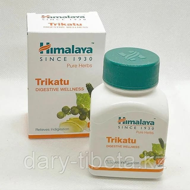 Трикату (TRIKATU HIMALAYA), для улучшения пищеварения и выведения шлаков из организма ( 60 табл. ) - фото 1 - id-p109534032