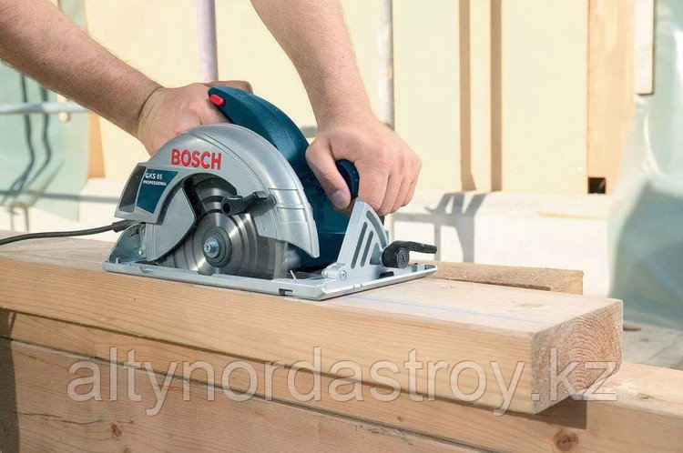 Дисковая пила Пчелка BOSCH GKS 65 (1600 Вт, 190x30 мм, картон) - фото 4 - id-p109284259